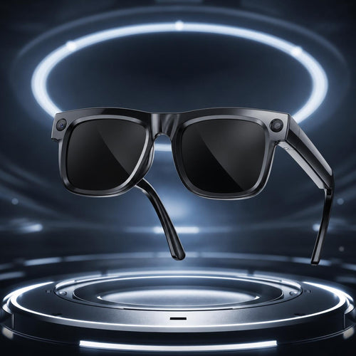 Smart Camera Glasses with Magnetic Charging Photo Video Audio Recording