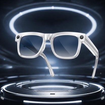Smart Camera Glasses with Magnetic Charging Photo Video Audio Recording