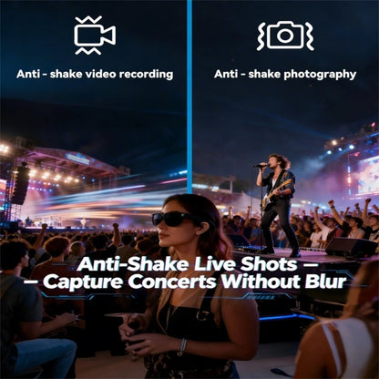 Smart AI Camera Glasses with 8MP Camera 1080P Video Real Time Translation