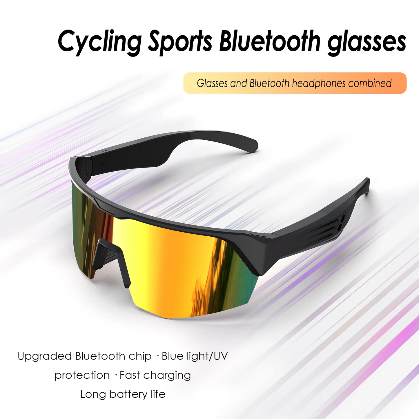 Smart Bluetooth Audio Glasses with Built In Speakers Hands Free Calls